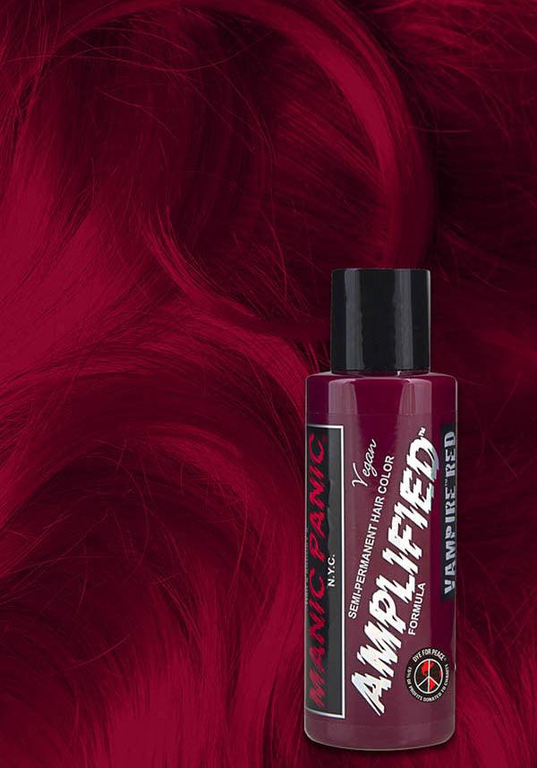 Vampire Red | AMPLIFIED COLOUR - Beserk - all, clickfrenzy15-2023, cosmetics, cpgstinc, discountapp, dye, ebaymp, fp, hair colour, hair dye, hair products, hair red, labelvegan, manic panic, manic panic hair, rainbow, red, vegan