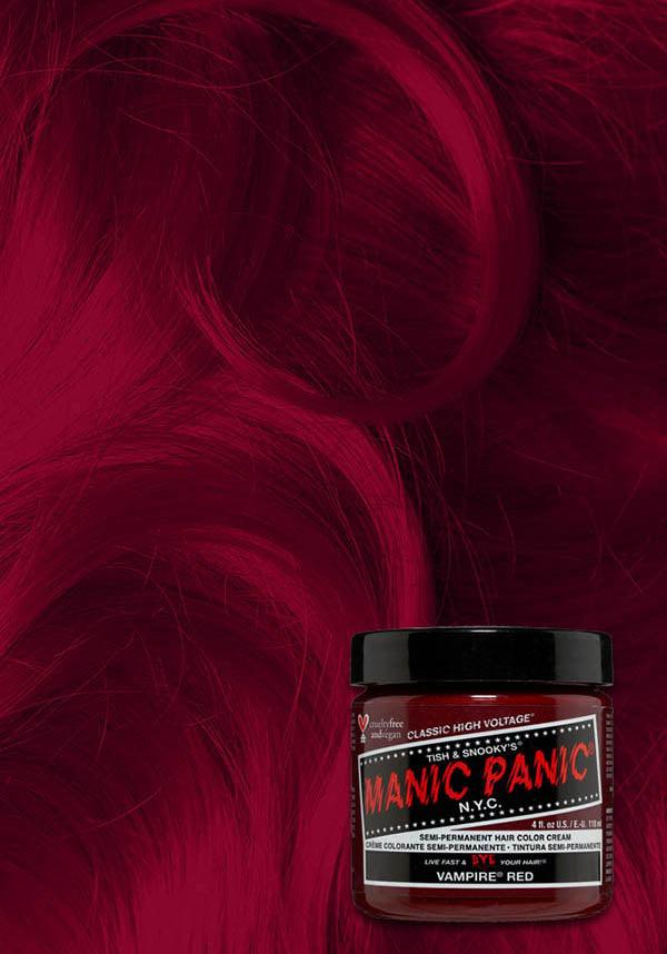 Vampire Red | CLASSIC COLOUR - Beserk - all, clickfrenzy15-2023, cosmetics, cpgstinc, discountapp, dye, ebaymp, fp, hair colour, hair dye, hair products, hair red, labelvegan, manic panic, manic panic hair, rainbow, red, vegan