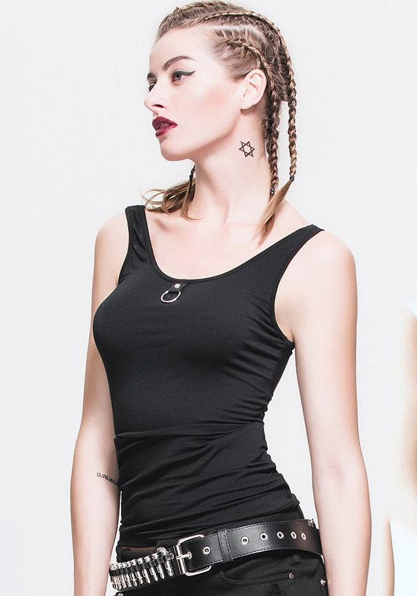 Veil Of Shadows | TOP - Beserk - all, all clothing, all ladies, all ladies clothing, black, clickfrenzy15-2023, clothing, devil fashion, discountapp, edgy, fp, girls top, goth, goth tank top, gothic, halloween, ladies, ladies clothing, ladies tank top, ladies top, post apocalyptic, punk, tank top, tees and tops, top, tops, tshirts and tops, womens tank top, womens top
