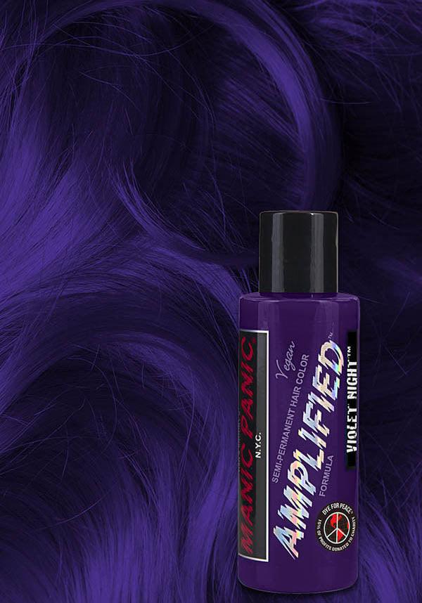 Violet Night | AMPLIFIED COLOUR - Beserk - all, clickfrenzy15-2023, cosmetics, cpgstinc, discountapp, dye, ebaymp, fp, goth, hair colour, hair dye, hair products, hair purple, hair violet, labelvegan, manic panic, manic panic hair, vegan, violet