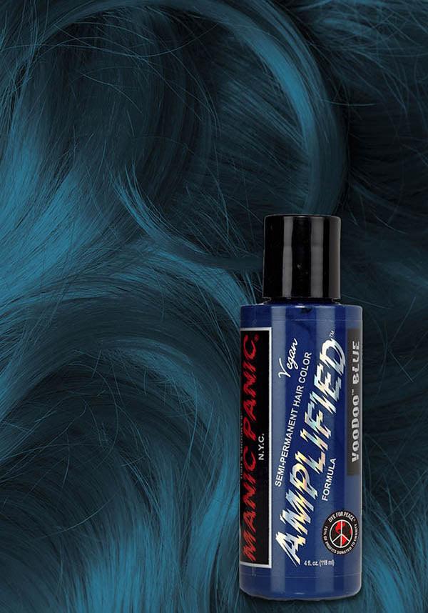 Voodoo Blue | AMPLIFIED COLOUR - Beserk - all, blue, clickfrenzy15-2023, cosmetics, cpgstinc, discountapp, dye, ebaymp, fp, hair blue, hair colour, hair dye, hair products, hair turquoise, labelvegan, manic panic, manic panic hair, turquoise, vegan