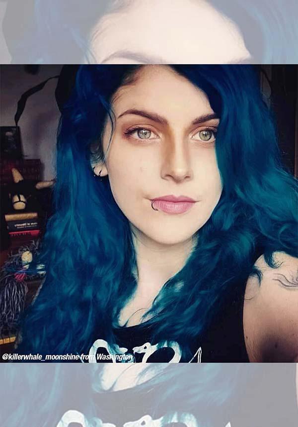 Voodoo Blue | CLASSIC COLOUR - Beserk - all, blue, clickfrenzy15-2023, cosmetics, cpgstinc, discountapp, dye, ebaymp, fp, hair blue, hair colour, hair dye, hair products, hair turquoise, labelvegan, manic panic, manic panic hair, turquoise, vegan