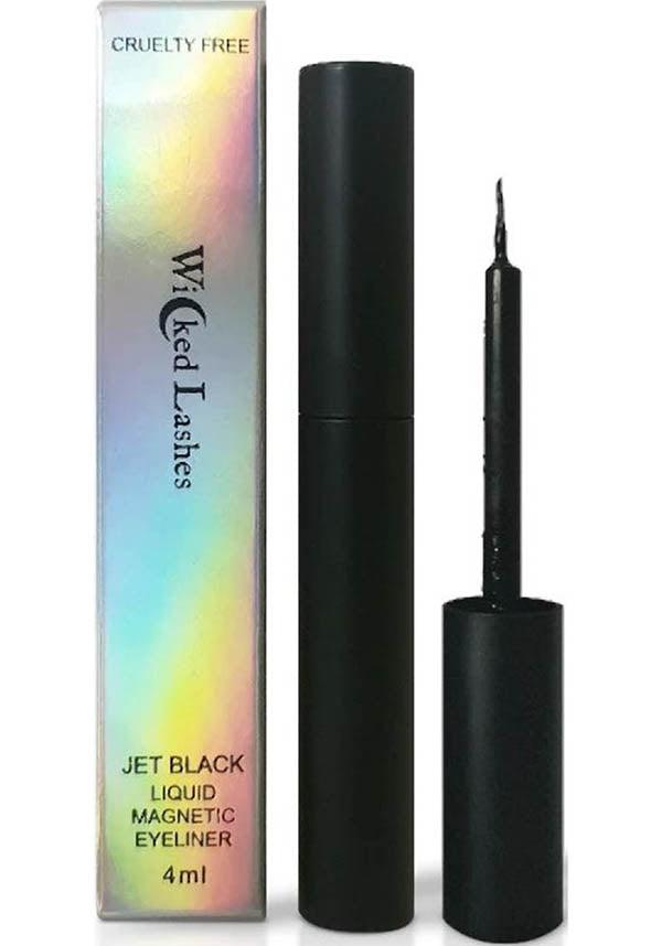 Wicked [Jet Black] | MAGNETIC LIQUID EYELINER [FINE TIP] - Beserk - all, clickfrenzy15-2023, cosmetics, cpgstinc, discountapp, eye lashes, eyelashes, eyeliner, fake lashes, false lashes, fp, jan22, labelvegan, lashes, liquid eyeliner, magnet, magnetic, make up, makeup, R290122, vegan, wicked lashes, WLD8