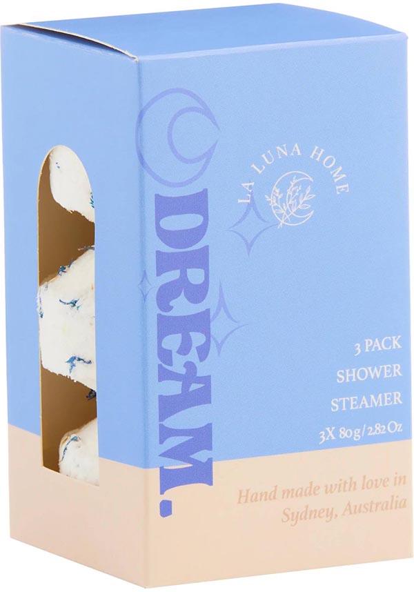 Dream | SHOWER STEAMER [3 Pack] - Beserk - all, bath, bath bomb, bathbomb, bathroom, christmas gift, christmas gifts, clickfrenzy15-2023, cpgstinc, discountapp, fp, gift, gift idea, gift ideas, gifts, googleshopping, home, homeware, homewares, labelvegan, mens gifts, mothers day, mothersday, mothersdayselfcare, r040922, sep22, Sept, shower, shower steamer, vegan, WC1681