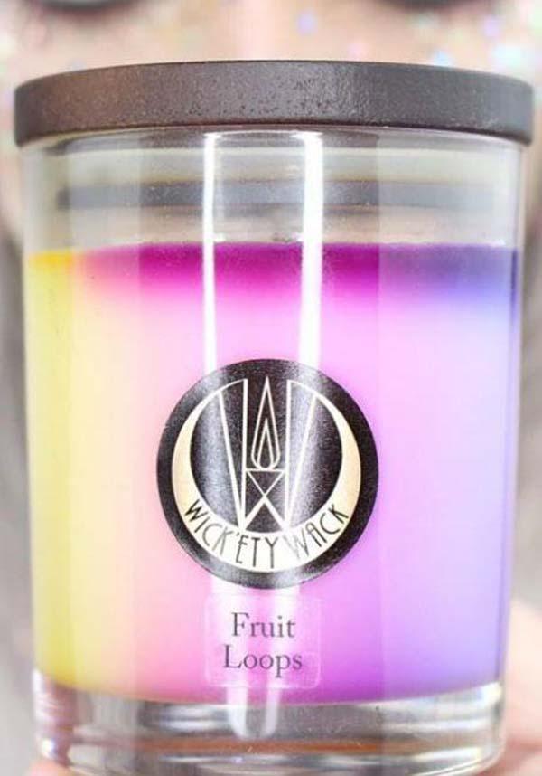 Fruit Loops | CANDLE [MEDIUM] - Beserk - all, aroma, aroma therapy, candle, candles, christmas gifts, clickfrenzy15-2023, cpgstinc, discountapp, fp, fruit, gift, gift idea, gift ideas, gifts, home, homeware, homewares, jun18, labelvegan, loops, medium, medium candle, repriced040423, scented candle, sickly, strong scent, sweet, valentine, valentines, valentines day, vegan, wax, wickety wack