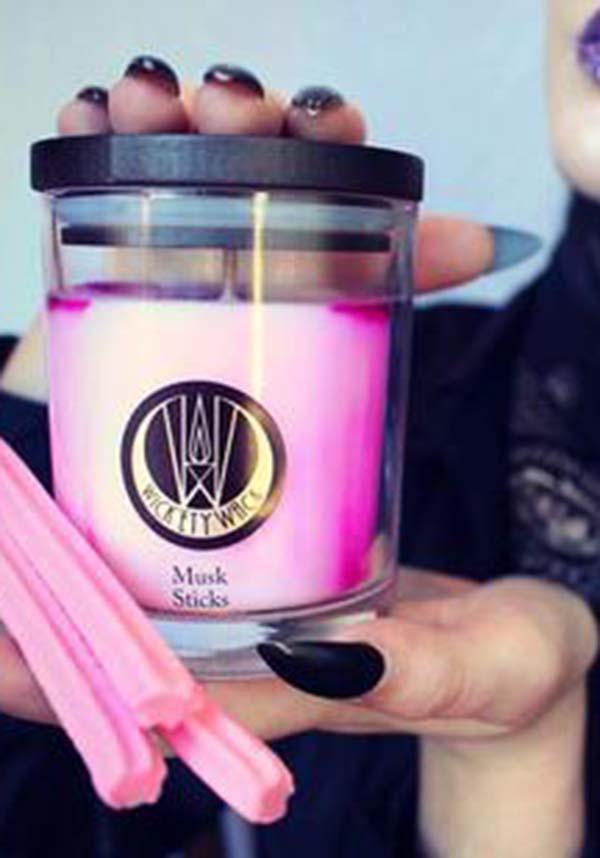 Musk Sticks | CANDLE [MEDIUM] - Beserk - all, apr18, aroma, aroma therapy, candle, candles, christmas gifts, clickfrenzy15-2023, cpgstinc, discountapp, fp, gift, gift idea, gift ideas, gifts, home, homeware, homewares, labelvegan, medium, medium candle, mothersday, mothersdayselfcare, musk, musk sticks, repriced040423, scented candle, sickly, sticks, strong scent, sweet, valentines gifts, vegan, wax, wickety wack