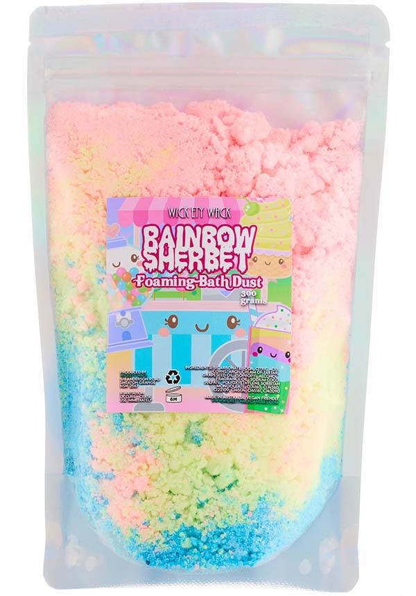 Wick’ety Wack - Rainbow Sherbet Bath Dust - Buy Online Australia