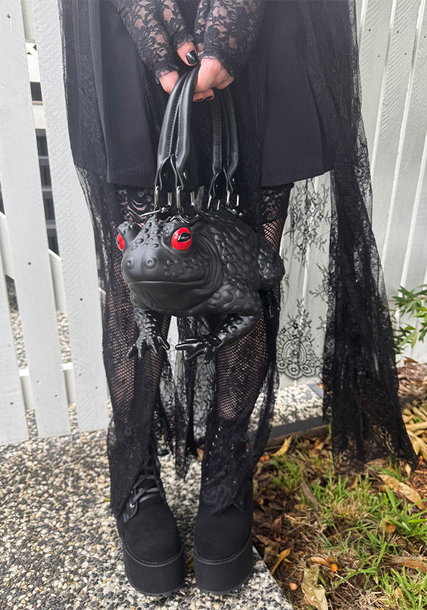 Toad [Black] Red Eyes | HANDBAG