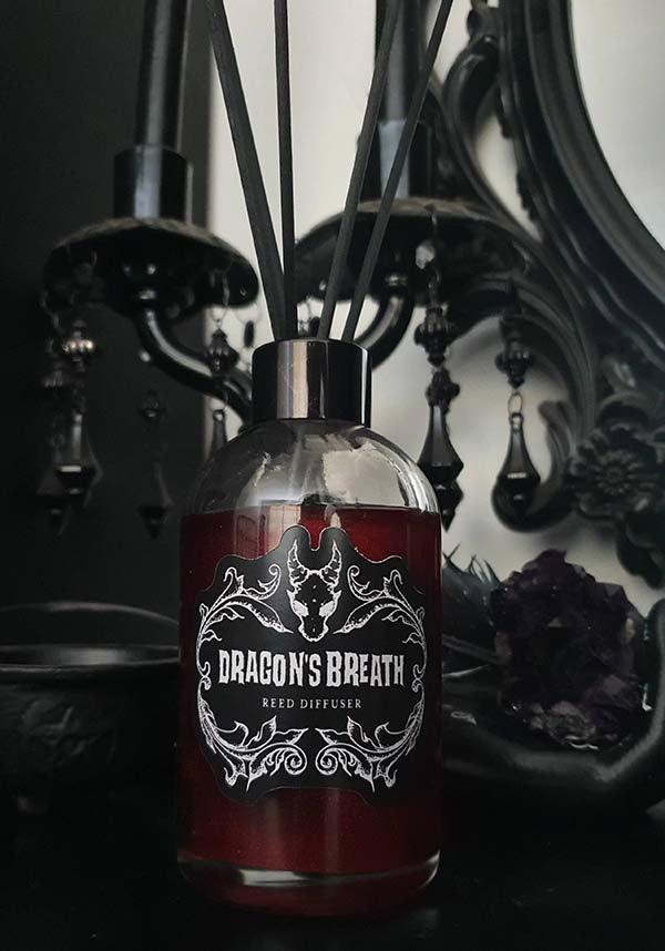Dragon’s Breath | REED DIFFUSER - Beserk - all, clickfrenzy15-2023, cpgstinc, diffuser, discountapp, fp, gift, gift ideas, gifts, goth, goth homeware, gothic, gothic gifts, gothic homewares, halloween, halloween homeware, home, homeware, homewares, labelvegan, mens valentines gifts, R280921, reed diffuser, scented, sep21, valentine, valentines, valentines day, vegan, wixcraft, wixcraft candles, wixcraftcandles, WX007