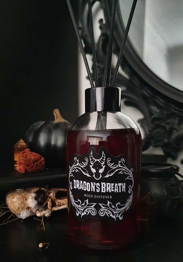 Dragon’s Breath | REED DIFFUSER - Beserk - all, clickfrenzy15-2023, cpgstinc, diffuser, discountapp, fp, gift, gift ideas, gifts, goth, goth homeware, gothic, gothic gifts, gothic homewares, halloween, halloween homeware, home, homeware, homewares, labelvegan, mens valentines gifts, R280921, reed diffuser, scented, sep21, valentine, valentines, valentines day, vegan, wixcraft, wixcraft candles, wixcraftcandles, WX007