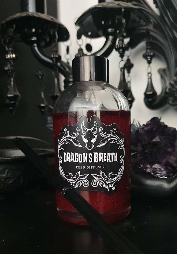Dragon’s Breath | REED DIFFUSER - Beserk - all, clickfrenzy15-2023, cpgstinc, diffuser, discountapp, fp, gift, gift ideas, gifts, goth, goth homeware, gothic, gothic gifts, gothic homewares, halloween, halloween homeware, home, homeware, homewares, labelvegan, mens valentines gifts, R280921, reed diffuser, scented, sep21, valentine, valentines, valentines day, vegan, wixcraft, wixcraft candles, wixcraftcandles, WX007