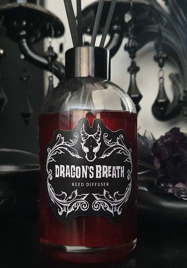 Dragon’s Breath | REED DIFFUSER - Beserk - all, clickfrenzy15-2023, cpgstinc, diffuser, discountapp, fp, gift, gift ideas, gifts, goth, goth homeware, gothic, gothic gifts, gothic homewares, halloween, halloween homeware, home, homeware, homewares, labelvegan, mens valentines gifts, R280921, reed diffuser, scented, sep21, valentine, valentines, valentines day, vegan, wixcraft, wixcraft candles, wixcraftcandles, WX007