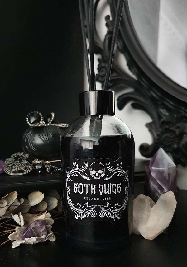Goth Juice | REED DIFFUSER - Beserk - all, black, clickfrenzy15-2023, cpgstinc, diffuser, discountapp, fp, gift, gift ideas, gifts, goth, goth homeware, gothic, gothic gifts, gothic homewares, halloween, halloween homeware, home, homeware, homewares, labelvegan, R280921, reed diffuser, scented, sep21, valentine, valentines, valentines day, vegan, wixcraft, wixcraft candles, wixcraftcandles, WX007