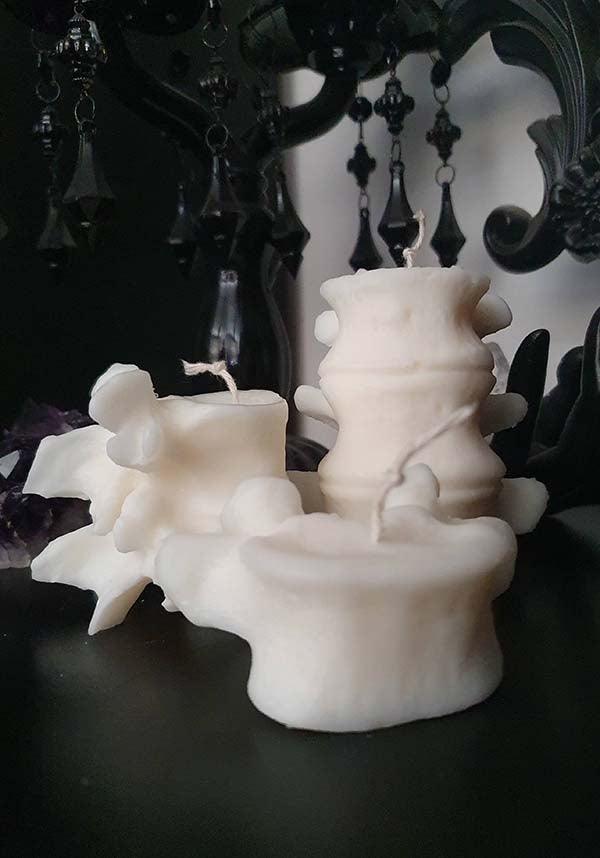 Vertebrae | CANDLE COLLECTION - Beserk - all, apr22, bone, bones, candle, candles, christmas gifts, clickfrenzy15-2023, discountapp, fp, gift, gift idea, gift ideas, gifts, gothic gifts, gothic homeware, gothic homewares, halloween homeware, halloween homewares, home, homeware, homewares, mens gifts, mothersday, mothersdayselfcare, R070422, WX027