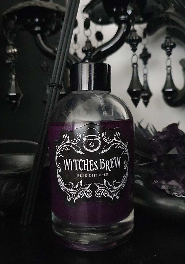 Witches Brew | REED DIFFUSER - Beserk - all, clickfrenzy15-2023, cpgstinc, diffuser, discountapp, fp, gift, gift ideas, gifts, goth, goth homeware, gothic, gothic gifts, gothic homewares, halloween, halloween homeware, home, homeware, homewares, labelvegan, R280921, reed diffuser, scented, sep21, valentine, valentines, valentines day, valentines gifts, vegan, wixcraft, wixcraft candles, wixcraftcandles, WX007