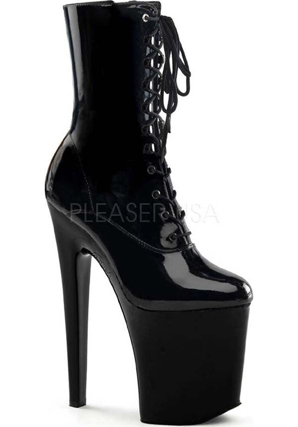 Pleaser Xtreme-1020 Black Patent Buy Online Australia