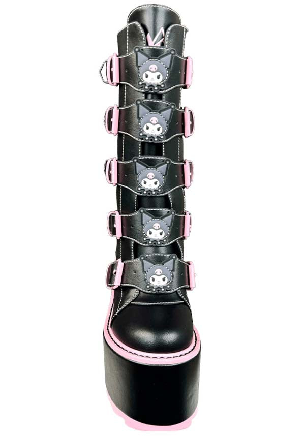 YRU Dune Kuromi Black Platform Boots Buy Online Australia(03)