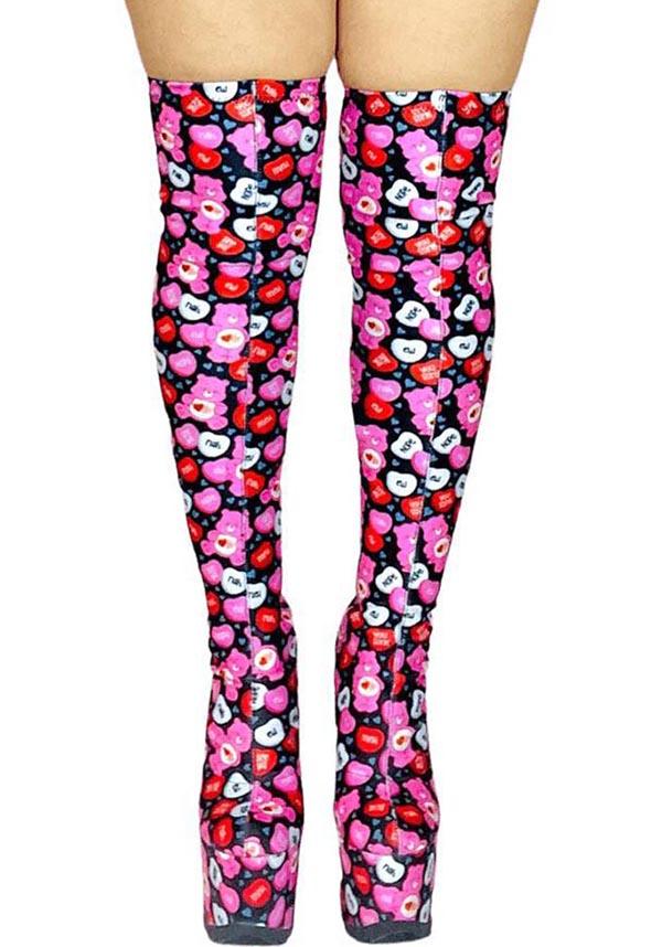 Labyrinth Care Bears Valentine [Black/Pink] | BOOTS**