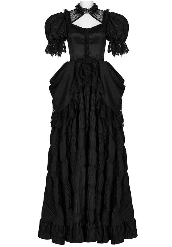 Victorian Gorgeous Dress | EVENING GOWN - Beserk - all, all clothing, all ladies, all ladies clothing, apr23, black, clothing, discountapp, dress, dresses, formal, formal wear, fp, googleshopping, goth, gothic, gown, lace, lacey, ladies, ladies clothing, ladies dress, ladies dresses, long dress, maxi dress, medieval, pearls, plus size, PR240323, prom dress, punk rave, punkrave, R160423, renaissance, steampunk, velvet, victorian, Victorian dress, wedding, womens dress, womens dresses