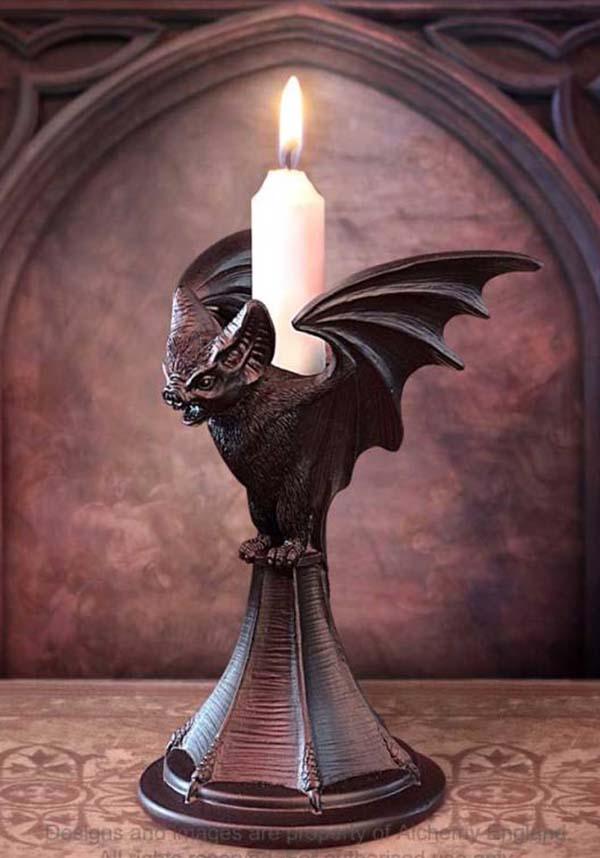 Alchemy Gothic - Bat Candlestick - Buy Online Australia