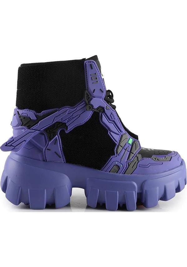 Soursop 04 [Purple] | PLATFORM SNEAKERS - Beserk - all, anime, anime and manga, aug22, AW32171, black, boots, boots [in stock], clickfrenzy15-2023, colour:purple, discountapp, fp, in stock, instock, labelexclusive, labelinstock, labelvegan, multicolour, platforms, platforms [in stock], purple, r090822, sneaker, sneakers, street ware, street wear, streetwear, trainers
