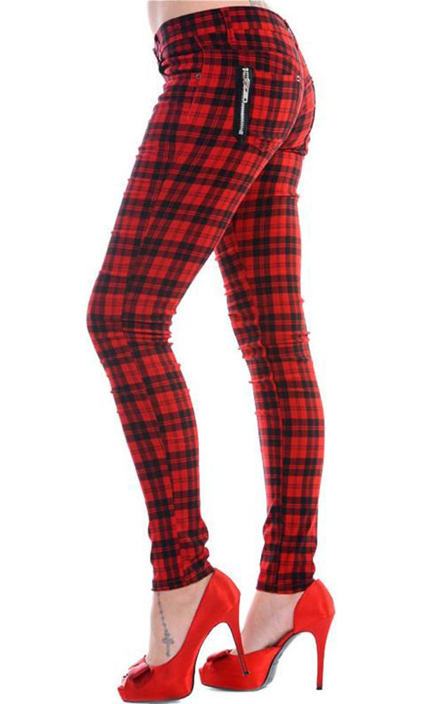 Red Check | SKINNY JEANS* at $48.95 only from Beserk