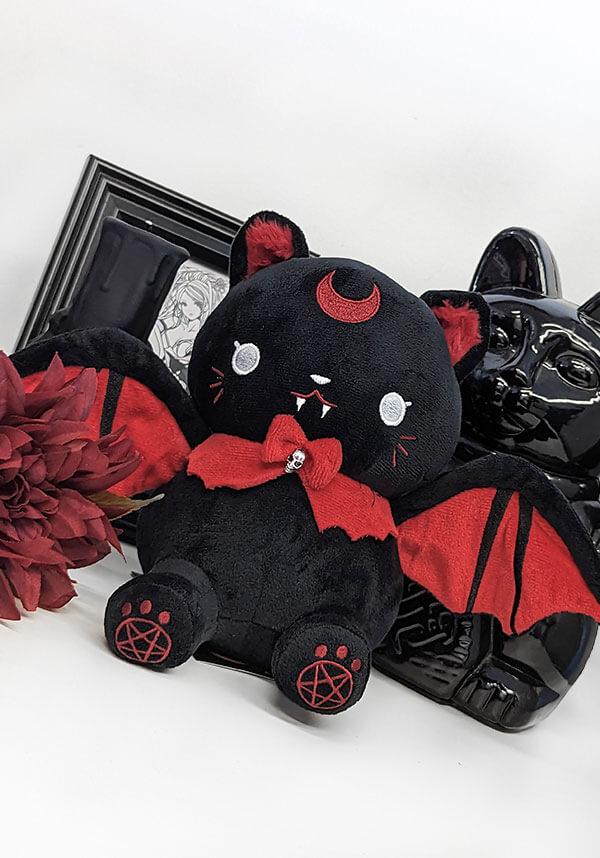 Bloodmoon | PLUSH - Beserk - all, apr23, bat, bats, beserk, black, black cat, BLOODMOON, cat, cats, christmas gift, christmas gifts, discountapp, fp, gift, gift idea, gift ideas, gifts, goth, gothic, gothic gifts, homewares, kids plush, labelexclusive, mens valentines gifts, mothers day, mothersday, mothersdaycosy, plush, plush toy, plush toys, plushies, plushy, R250423, red, red and black, soft plush, valentines, valentines day, valentines gifts, wholesale