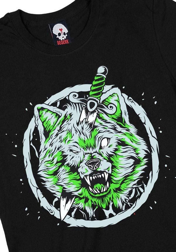Wolfs Watch [White/Green] | T-SHIRT