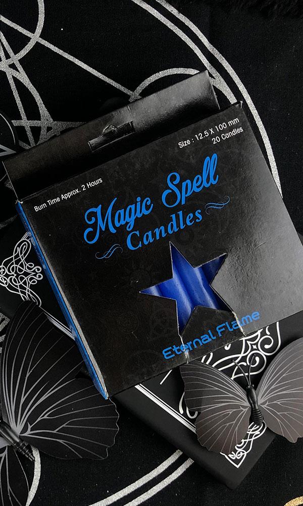 Eternal Flame [Light Blue] | SPELL CANDLE at $6.95 only from Beserk