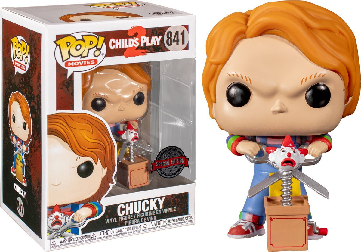 Child&#39;s Play 2 | Chucky With Buddy &amp; Scissors POP! VINYL [RS]^ at $19.95 only from Beserk