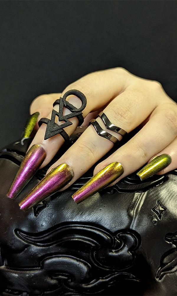 Conjuration | NAIL POLISH* - Beserk - all, clickfrenzy15-2023, cosmetics, dark, dark purple, discountapp, eofy2023, eofy2023fri23-30, goth, gothic, gothic cosmetics, halloween, halloween cosmetics, halloween nails, holo, IMG2023, labelexclusive, labelvegan, mar22, nail, nail art, nail artist, nail polish, nail varnish, nailbonus, nails, neko cult, neko nails, nncmagick, polish, polishes, purple, R130322, rainbow, RS, sale, shimmer, varnish, vegan, wholesale