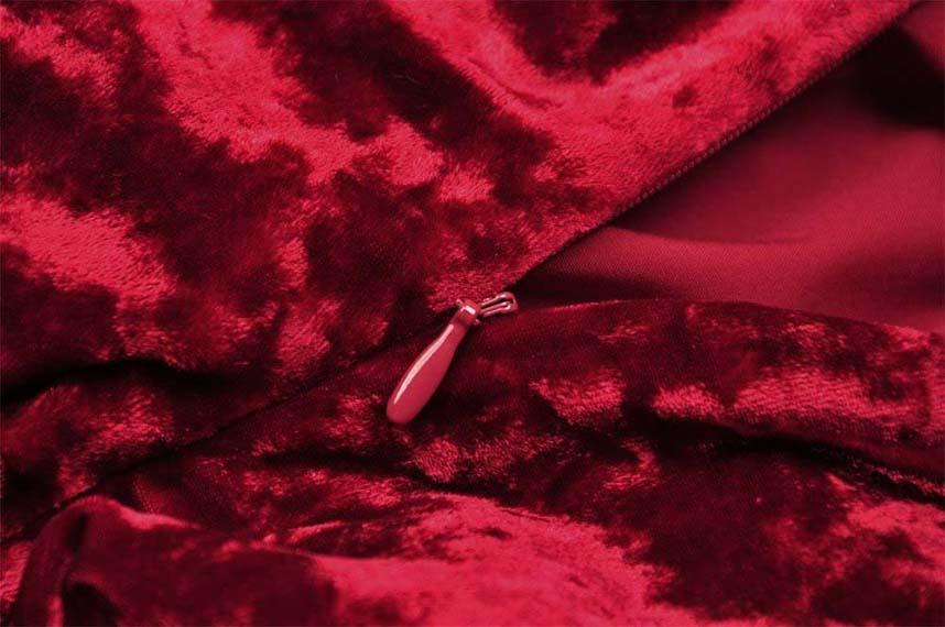 Blood Rose | VELVET MAXI DRESS - Beserk - all, all clothing, all ladies clothing, apr23, asymmetric, asymmetrical, bat, bat wings, bats, batwing, chain, chains, clothing, cross, dark in love, DIL230401, discountapp, dress, dresses, fantasy, formal, formal wear, fp, googleshopping, goth, gothic, lace, ladies clothing, ladies dress, ladies dresses, long dress, maxi dress, R230423, red, renaissance, see through, sheer, silver, velvet, witchy, womens dress, womens dresses