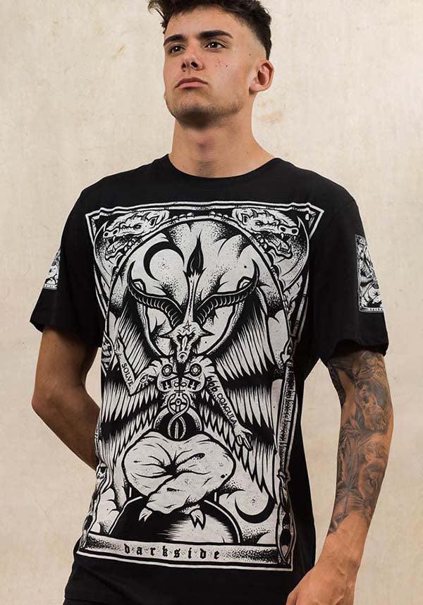 Baphomet | T-SHIRT - Beserk - all, all clothing, all ladies, baphomet, black, clickfrenzy15-2023, clothing, discountapp, DS18589, edgy, fp, goth, goth shirt, goth tshirt, gothic, ladies, ladies clothing, ladies shirt, ladies tshirt, long shirt, men, mens, mens clothing, mens shirt, mens tee, mens top, mens tops, mens tshirt, oct21, R261021, shirt, short sleeve shirt, t-shirt, tees and shirt, tees and shirts, tshirt, tshirts and tops, unisex, womens shirt, womens shirts, womens tshirt, womens tshirts