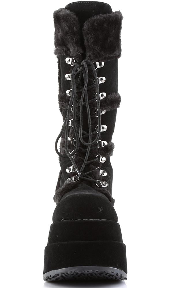BEAR-202 [Black] | PLATFORM BOOTS [IN STOCK]* at $170 only from Beserk