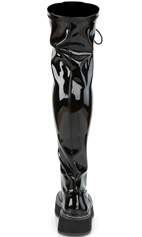EMILY-375 [Black Patent] | BOOTS [IN STOCK]* at $121 only from Beserk