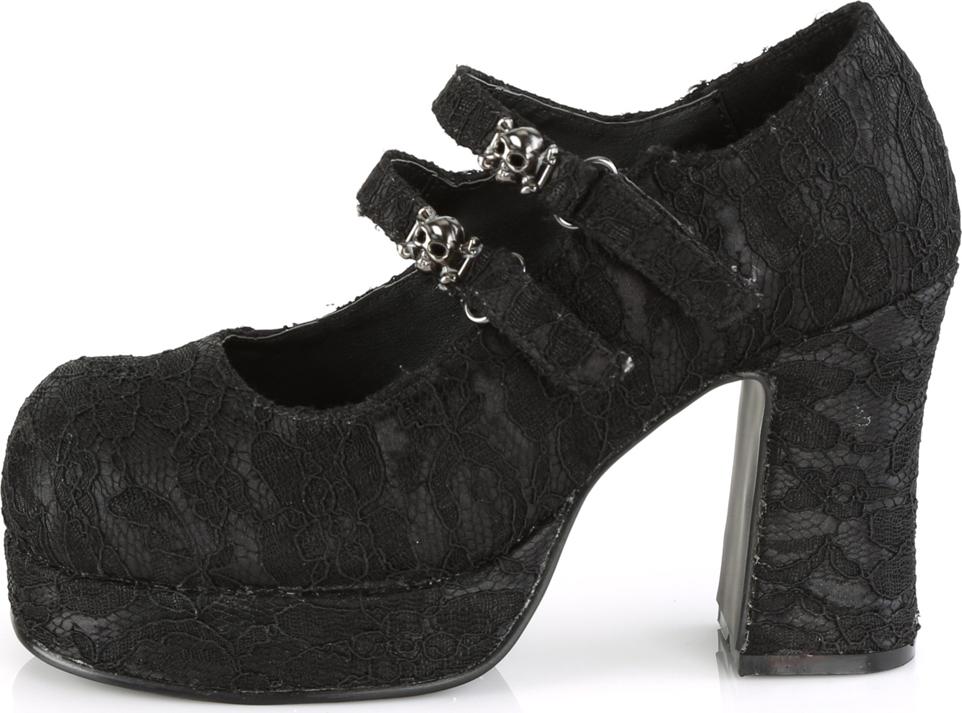 GOTHIKA-09 [Black Lace] | PLATFORM HEELS [IN STOCK]** at $106 only from Beserk
