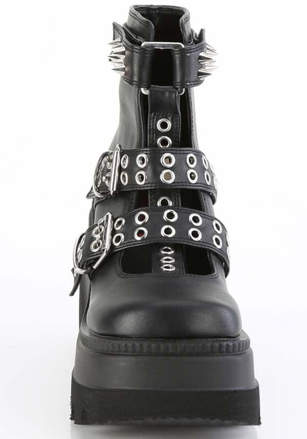 SHAKER-62 [Black] | PLATFORM BOOTS [PREORDER] - Beserk - all, ankle boots, black, boot, boots, boots [preorder], clickfrenzy15-2023, demonia, demonia shoes, discountapp, fp, googleshopping, goth, gothic, labelpreorder, labelvegan, mar23, platform [preorder], platform boots, platforms [preorder], ppo, preorder, punk, shoes, vegan