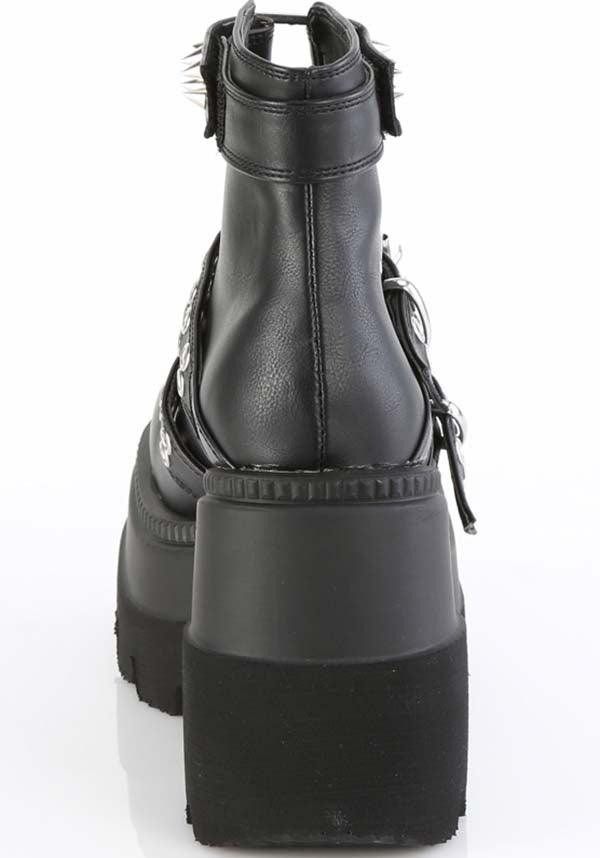 SHAKER-62 [Black] | PLATFORM BOOTS [PREORDER] - Beserk - all, ankle boots, black, boot, boots, boots [preorder], clickfrenzy15-2023, demonia, demonia shoes, discountapp, fp, googleshopping, goth, gothic, labelpreorder, labelvegan, mar23, platform [preorder], platform boots, platforms [preorder], ppo, preorder, punk, shoes, vegan