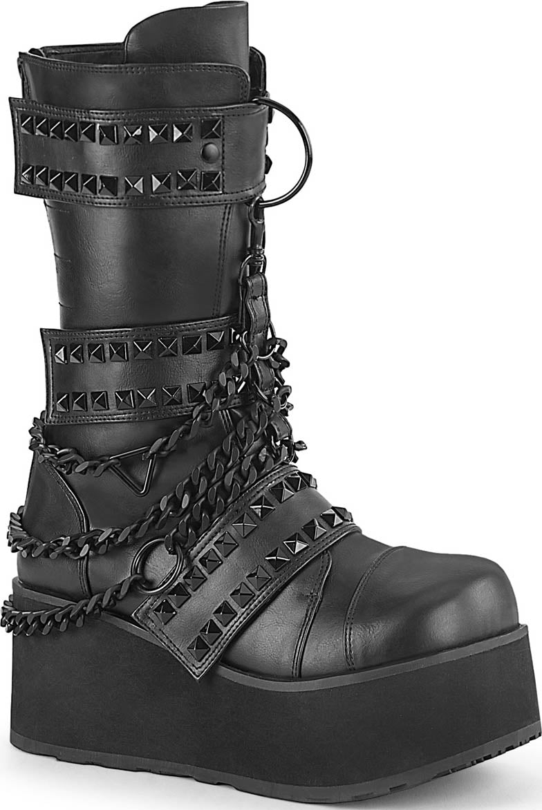 TRASHVILLE-138 [Black] | PLATFORM BOOTS [IN STOCK]** at $211 only from Beserk