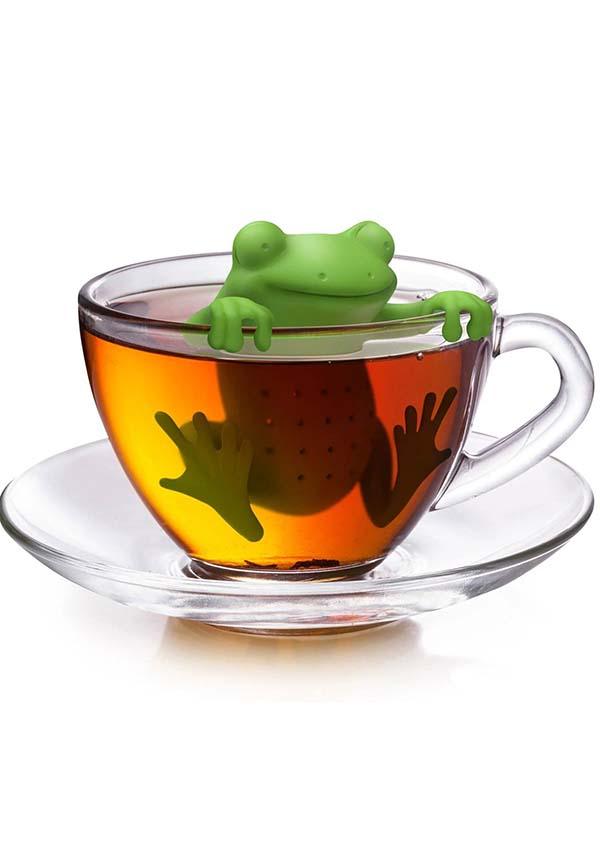 Tea Frog | TEA INFUSER - Beserk - all, christmas gift, christmas gifts, clickfrenzy15-2023, cottagecore, discountapp, ecohomewares, fp, frog, gift, gift idea, gift ideas, gifts, googleshopping, goth, goth homeware, goth homewares, gothic, gothic gifts, gothic homeware, gothic homewares, green, homeware, homewares, isalbi, isgift, ISO1037085, mar23, mens gift, mens gifts, mothers day, mothersday, mothersdaycosy, R280323, tea, tea infuser, winter homewares