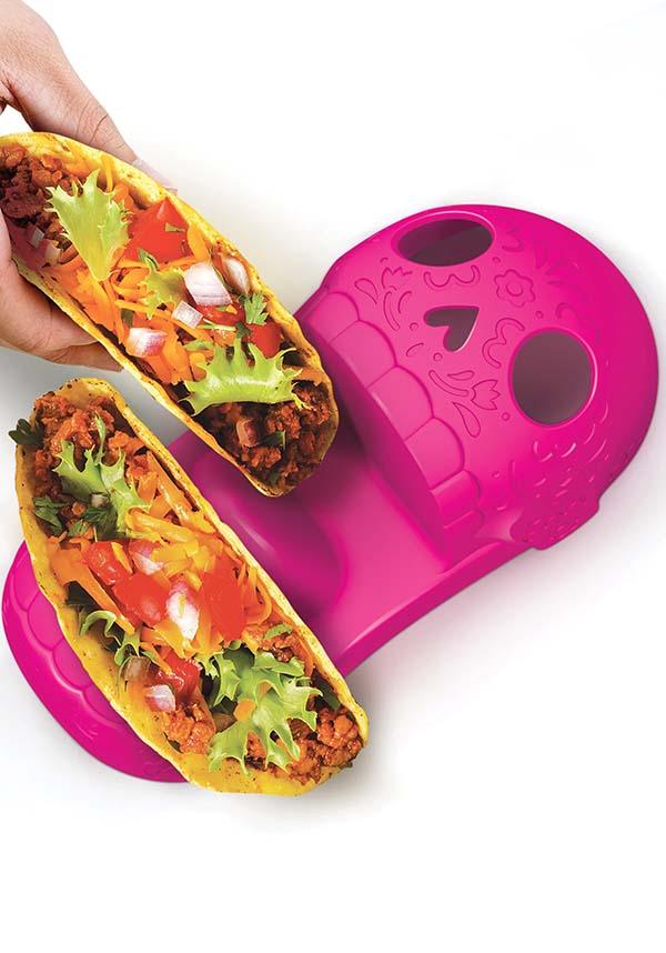 Yum Skulls | TACO HOLDER SET - Beserk - all, apr23, christmas gift, christmas gifts, cpgstinc, discountapp, fp, gift, gift idea, gift ideas, gifts, googleshopping, goth, goth homeware, goth homewares, gothic, gothic gifts, gothic homeware, gothic homewares, halloween homeware, halloween homewares, home, homeware, homewares, isalbi, isgift, ISINV1152976, kitchen, mens gift, mens gifts, mothers day, mothersday, novelty, R190423, skull, skulls
