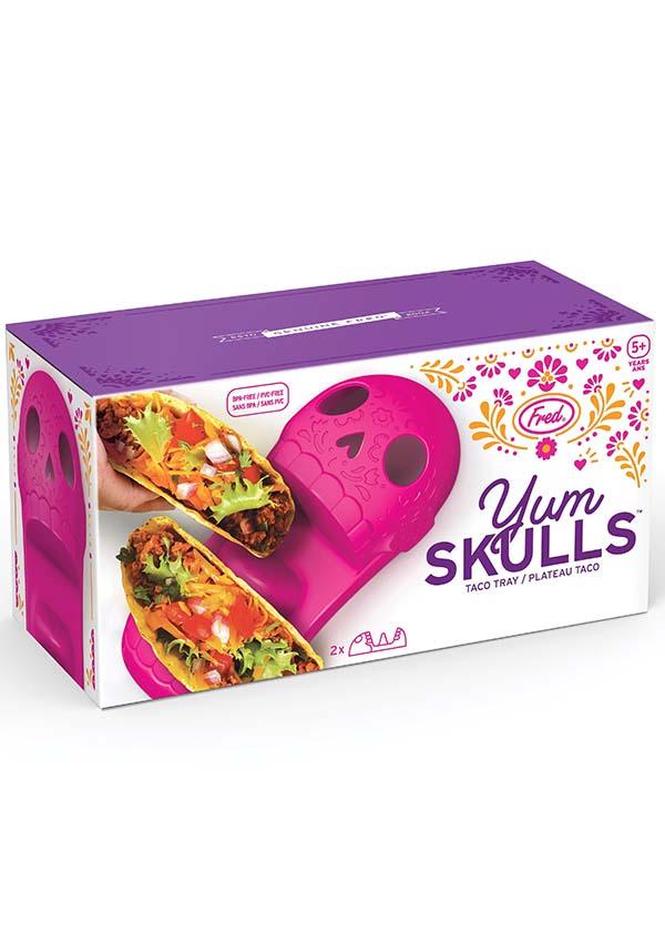 Yum Skulls | TACO HOLDER SET - Beserk - all, apr23, christmas gift, christmas gifts, cpgstinc, discountapp, fp, gift, gift idea, gift ideas, gifts, googleshopping, goth, goth homeware, goth homewares, gothic, gothic gifts, gothic homeware, gothic homewares, halloween homeware, halloween homewares, home, homeware, homewares, isalbi, isgift, ISINV1152976, kitchen, mens gift, mens gifts, mothers day, mothersday, novelty, R190423, skull, skulls