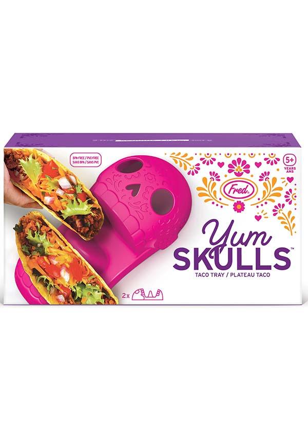 Yum Skulls | TACO HOLDER SET - Beserk - all, apr23, christmas gift, christmas gifts, cpgstinc, discountapp, fp, gift, gift idea, gift ideas, gifts, googleshopping, goth, goth homeware, goth homewares, gothic, gothic gifts, gothic homeware, gothic homewares, halloween homeware, halloween homewares, home, homeware, homewares, isalbi, isgift, ISINV1152976, kitchen, mens gift, mens gifts, mothers day, mothersday, novelty, R190423, skull, skulls