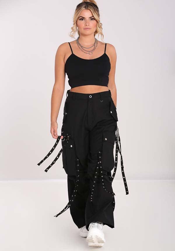 Kraken | PANTS - Beserk - all, all clothing, all ladies, all ladies clothing, black, clickfrenzy15-2023, clothing, discountapp, flare pants, flared pants, fp, googleshopping, goth, gothic, grunge, HB225347, hell bunny, jfashion, ladies, ladies clothing, ladies pants, ladies pants + shorts, ladies pants and shorts, long pants, mar23, pants, plus size, popsoda, punk, R090323, techwear, winter, winter clothing, winter wear, women, womens, womens pants