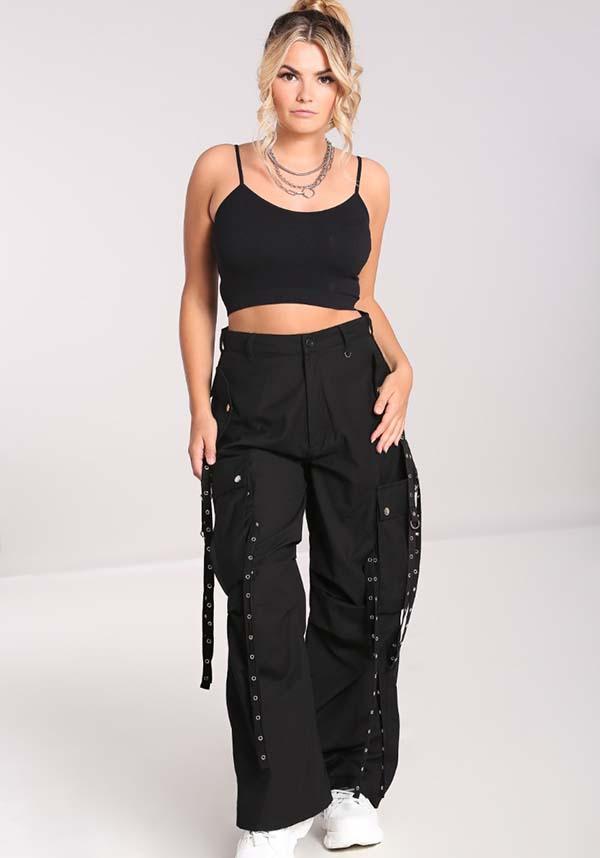 Kraken | PANTS - Beserk - all, all clothing, all ladies, all ladies clothing, black, clickfrenzy15-2023, clothing, discountapp, flare pants, flared pants, fp, googleshopping, goth, gothic, grunge, HB225347, hell bunny, jfashion, ladies, ladies clothing, ladies pants, ladies pants + shorts, ladies pants and shorts, long pants, mar23, pants, plus size, popsoda, punk, R090323, techwear, winter, winter clothing, winter wear, women, womens, womens pants