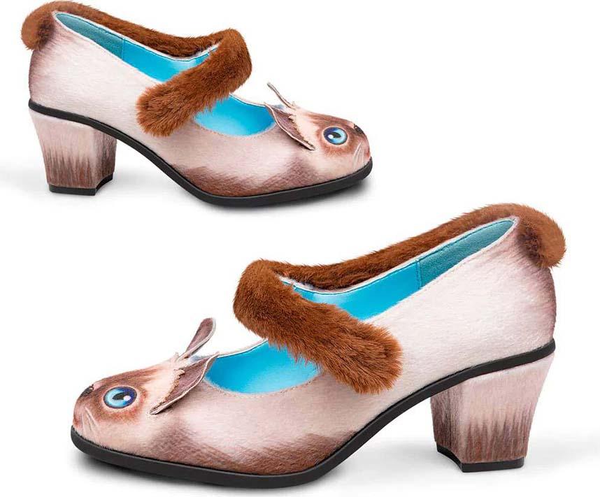 Hot Chocolate Siamese Cat Mid Heels Buy Online Australia