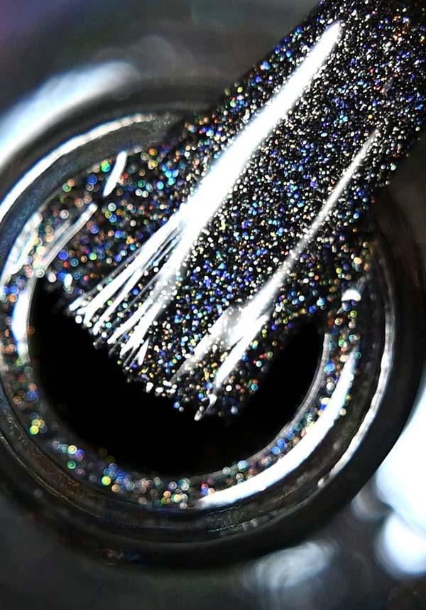 Holo Be Thy Name | NAIL POLISH - Beserk - all, apr22, black, clickfrenzy15-2023, cosmetics, cpgstinc, discountapp, fp, gitter, holo, holographic, i scream nails, IC1361, ice cream nails, labelvegan, nail, nail art, nail artist, nail polish, nail polishes, nail varnish, nails, polish, polishes, R140422, shimmer, varnish, vegan