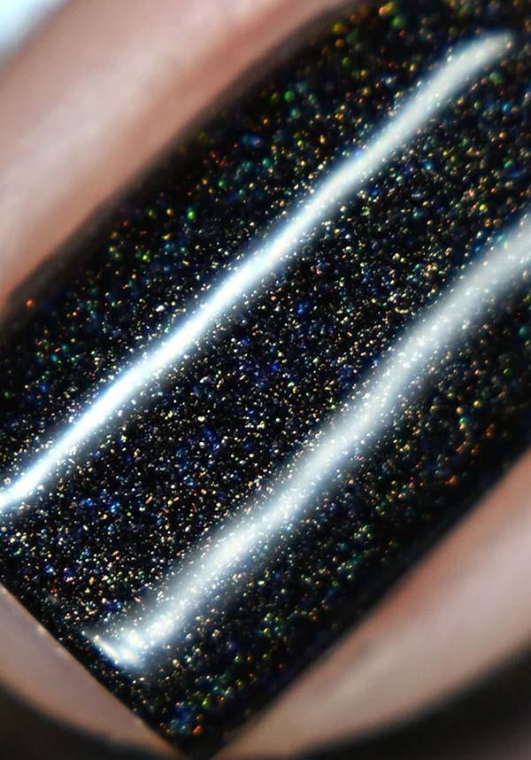 Holo Be Thy Name | NAIL POLISH - Beserk - all, apr22, black, clickfrenzy15-2023, cosmetics, cpgstinc, discountapp, fp, gitter, holo, holographic, i scream nails, IC1361, ice cream nails, labelvegan, nail, nail art, nail artist, nail polish, nail polishes, nail varnish, nails, polish, polishes, R140422, shimmer, varnish, vegan