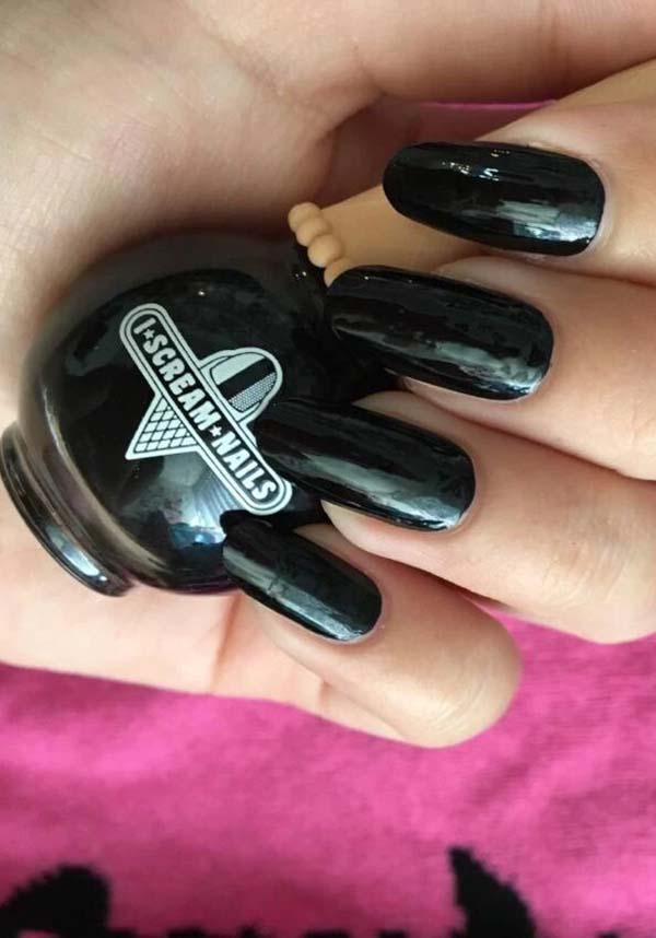 Liquorice Twist | NAIL POLISH - Beserk - all, apr20, black, clickfrenzy15-2023, cosmetics, cpgstinc, discountapp, fp, gothic, halloween nail, ice cream, icecream, labelvegan, nail, nail polish, nail varnish, nails, pastel goth, vegan