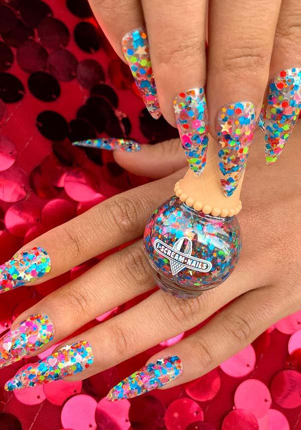 Party Starter | NAIL POLISH - Beserk - all, christmas cosmetics, clickfrenzy15-2023, colourful, cosmetic glitter, cosmetics, cpgstinc, discountapp, festival, fp, glitter, jan20, kawaii, labelvegan, multicolour, nail, nail polish, nail varnish, nails, polish, polishes, rainbow, sparkle, sparkly, varnish, vegan